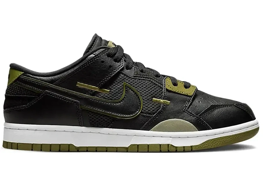 Фото № 1 с приближением к товару «‎Nike Dunk Low Scrap Black Olive»