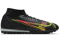 Фото № 1 с приближением к товару «‎Nike Mercurial Superfly 8 Academy TF Black Cyber»