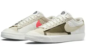 Nike Blazer Low "Toasty" Sneakers WhiteGreen - 3
