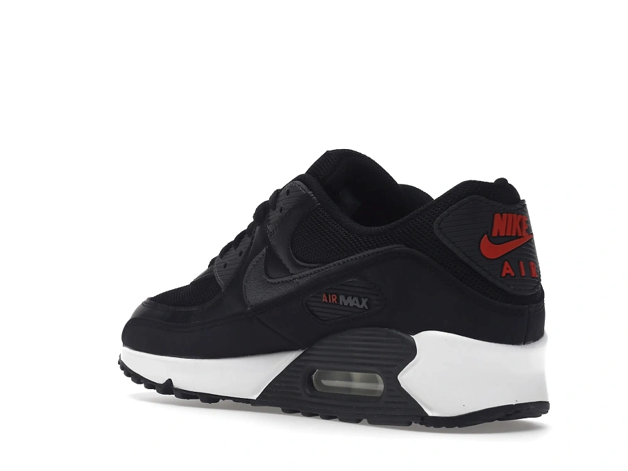 Фото № 6 с приближением к товару «‎Nike Air Max 90 Black University Red»