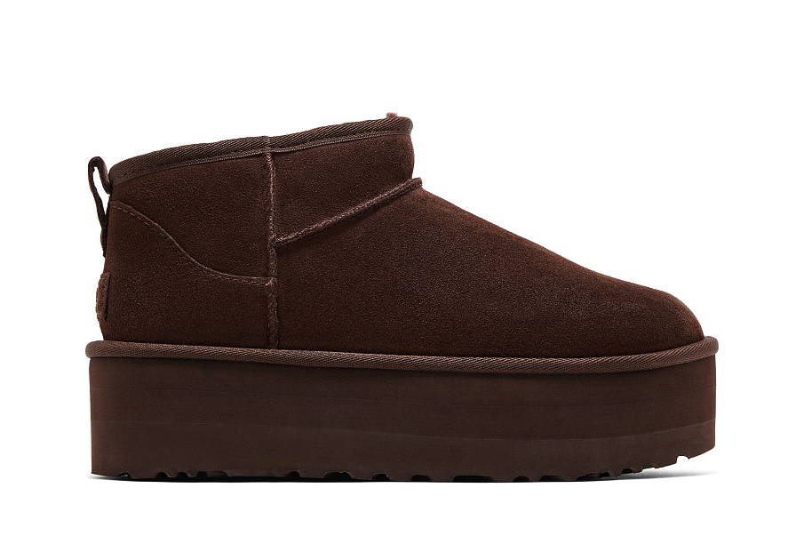 Фото № 2 с приближением к товару «‎UGG Women's Classic Ultra Mini Platform Boot Burnt Cedar»