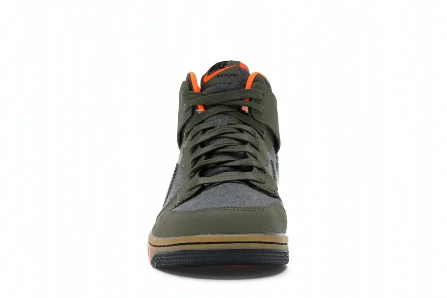 Фото № 2 с приближением к товару «‎Nike Dunk CMFT Swoosh Social Club Olive»