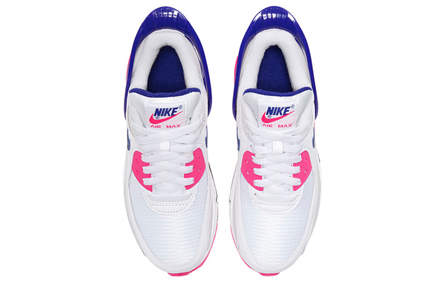 Фото № 4 с приближением к товару «‎Nike Air Max 90 FlyEase (GS) WhiteBluePink»