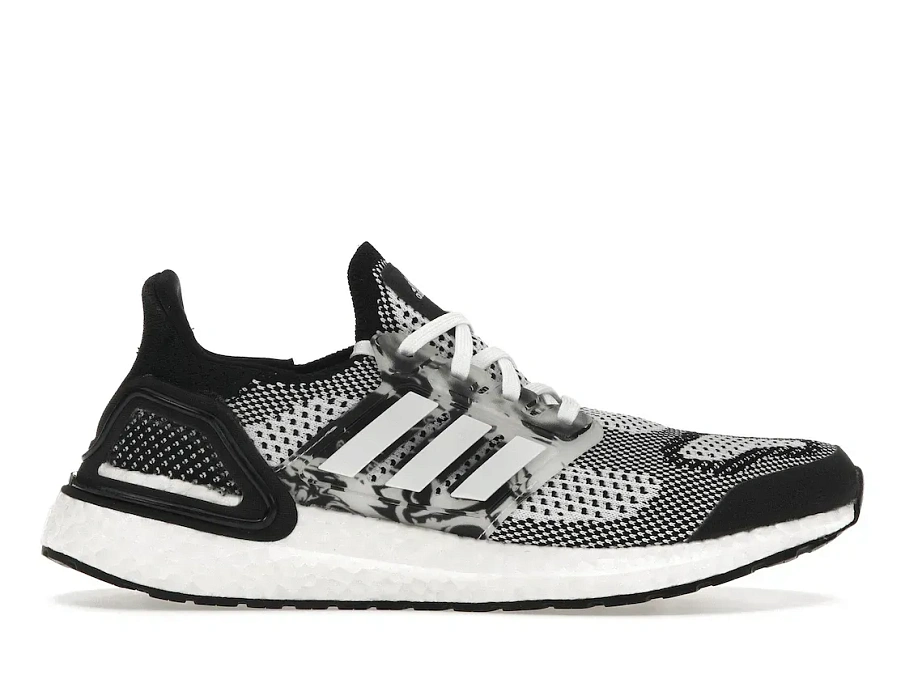 Фото № 1 с приближением к товару «‎adidas Ultra Boost 19.5 DNA White Black Marble»