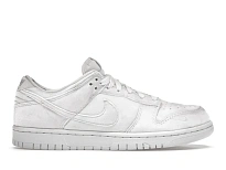 Фото № 1 с приближением к товару «‎Nike Dunk Low Dover Street Market Triple White Velvet»