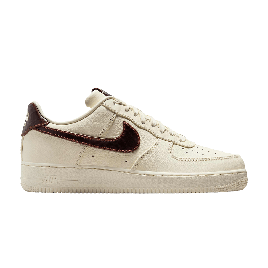 Фото № 1 с приближением к товару «‎Nike Air Force 1 07 Soft Pearl Brown Croc»