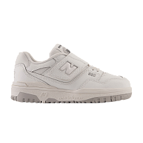 Фото № 1 с приближением к товару «‎New Balance 550 Bungee Lace Top Strap Little Kid White Grey»