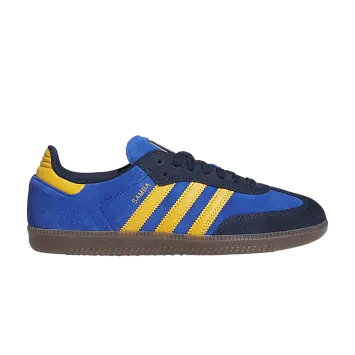 adidas Samba ADV Collegiate Navy Preloved Yellow Royal Blue
