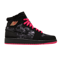Фото № 1 с приближением к товару «‎Air Jordan 1 Retro High Prem GS Black Vivid Pink»