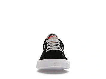 Nike Blazer Low 77 Suede Black White - 2