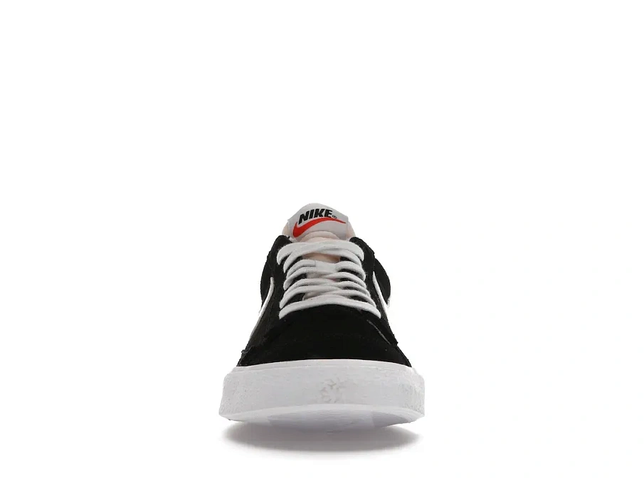 Фото № 2 с приближением к товару «‎Nike Blazer Low 77 Suede Black White»
