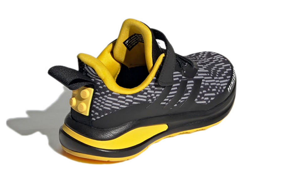 Фото № 4 с приближением к товару «‎adidas LEGO x FortaRun X Elastic Lace J 'Black Equipment Yellow'»