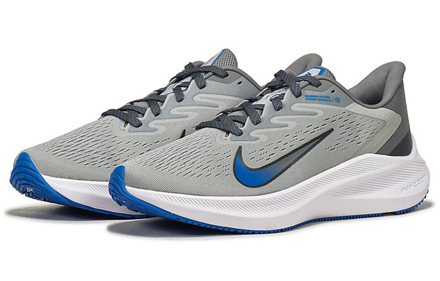 Фото № 3 с приближением к товару «‎Nike Air Zoom Winflo 7 GreyBlue»