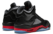 Фото № 4 с приближением к товару «‎Nike Air Jordan 5 Retro Satin Bred blackred»