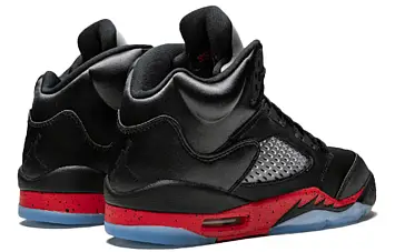 Nike Air Jordan 5 Retro Satin Bred blackred - 5