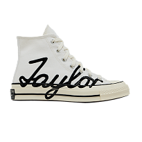 Фото № 1 с приближением к товару «‎Converse Chuck 70 High Scripted Signature Print - White Egret»