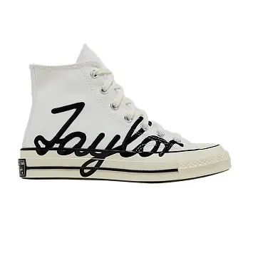 Converse Chuck 70 High Scripted Signature Print - White Egret - 1