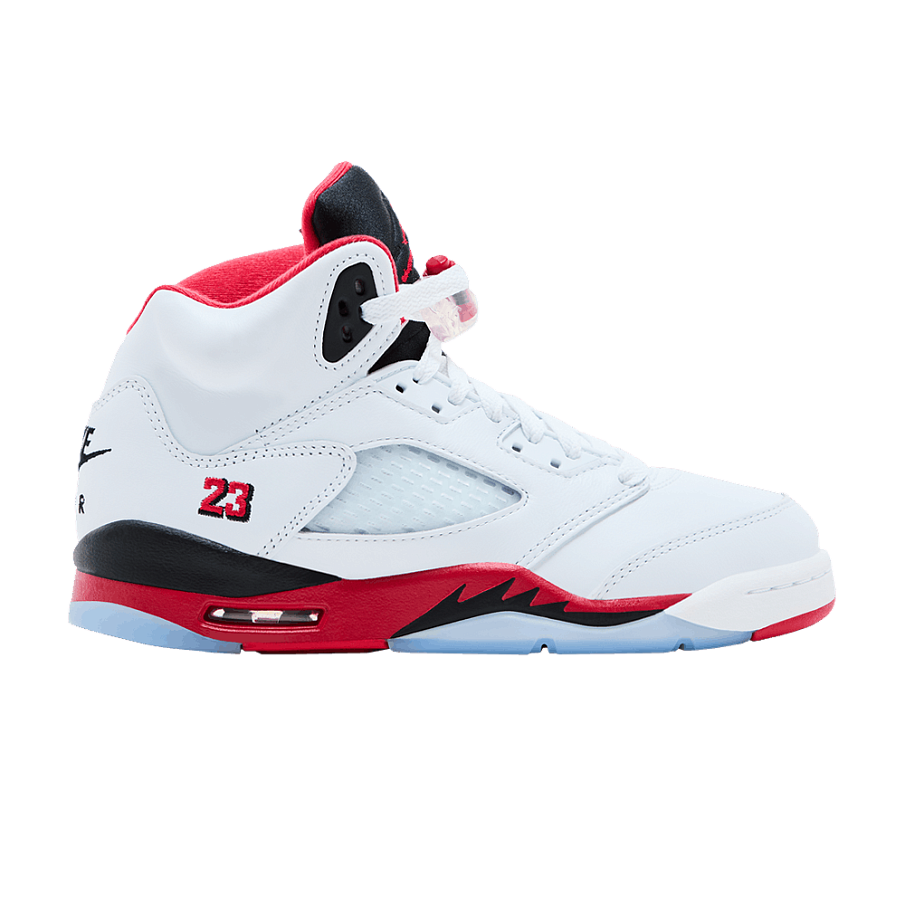 Фото № 1 с приближением к товару «‎Air Jordan 5 Retro GS Fire Red 2025»