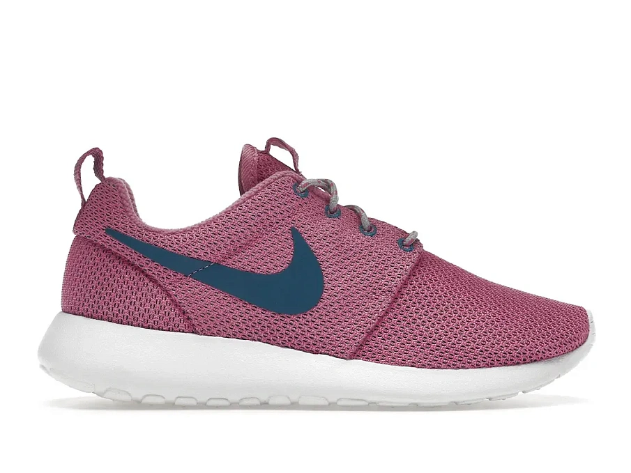 Фото № 1 с приближением к товару «‎Nike Roshe Run Red Violet Green Abyss »