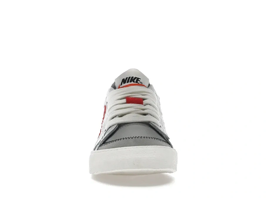 Фото № 2 с приближением к товару «‎Nike Blazer Low 77 Jumbo White Photon Dust Light Smoke Grey University Red»