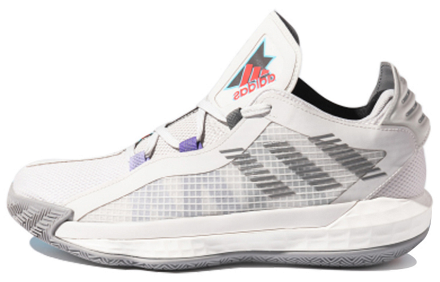 Фото № 1 с приближением к товару «‎adidas Dame 6 Gca - Playoff Pack Grey OneGrey ThreeBright Cyan»