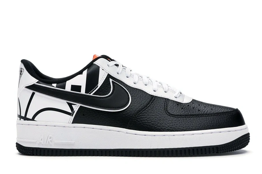 Фото № 1 с приближением к товару «‎Nike Air Force 1 Low 07 LV8 Black Black White»