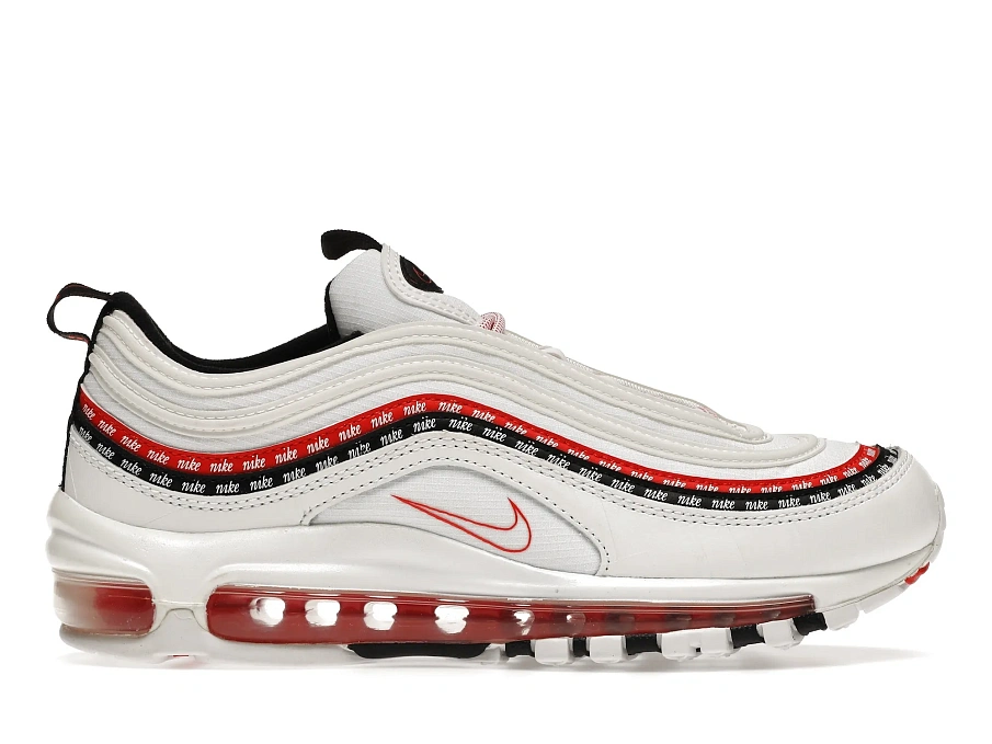 Фото № 1 с приближением к товару «‎Nike Air Max 97 Sketch Logo White Black Red»