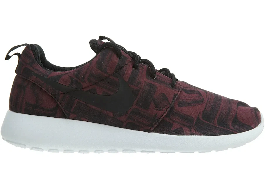 Фото № 1 с приближением к товару «‎Nike Roshe One Print Night Maroon Black-Black »
