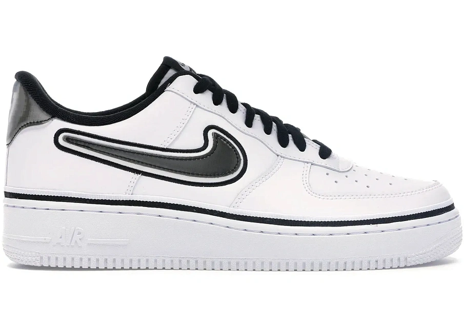 Фото № 1 с приближением к товару «‎Nike Air Force 1 Low Sport NBA White Black»