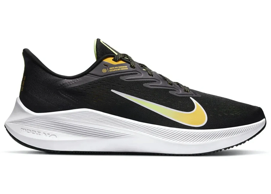 Фото № 1 с приближением к товару «‎Nike Zoom Winflo 7 Black University Gold »