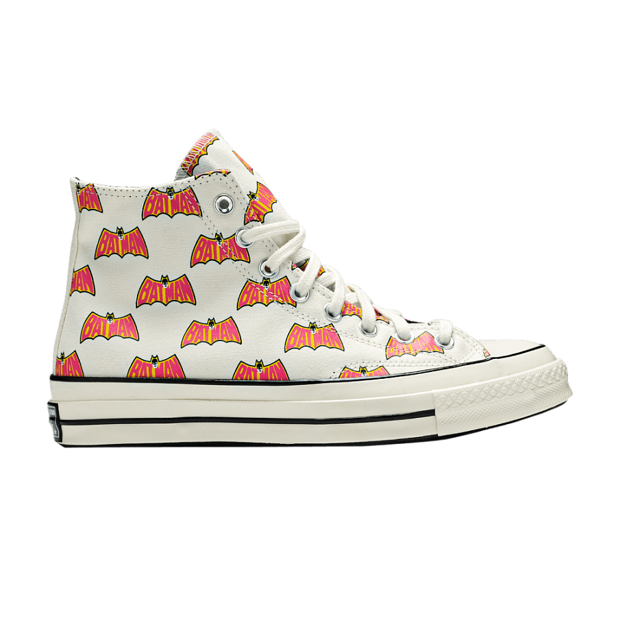 Фото № 1 с приближением к товару «‎Batman x Converse Chuck 70 High 80th Anniversary - White»
