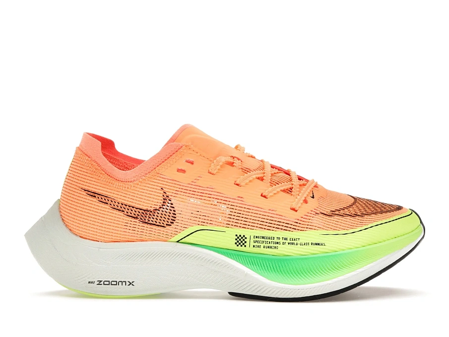 Фото № 1 с приближением к товару «‎Nike ZoomX Vaporfly Next% 2 Peach Cream Green Shock »