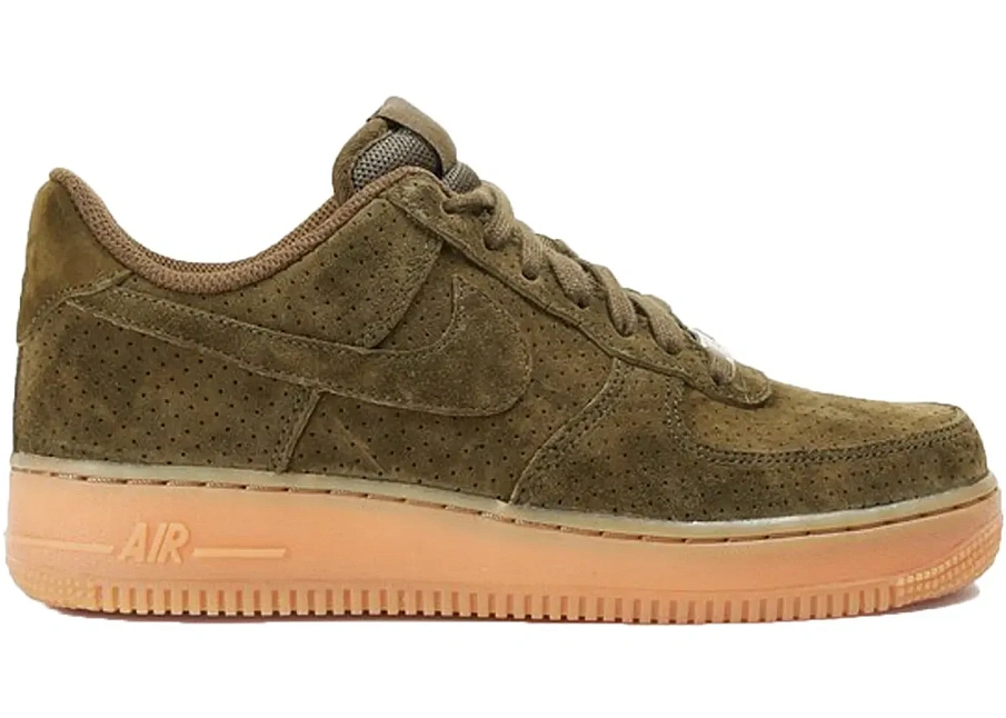 Фото № 1 с приближением к товару «‎Nike Air Force 1 Low '07 Suede Dark Loden »