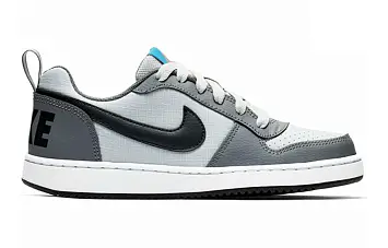 Nike Court Borough Low (GS) Shoes GreyBlackBlue - 2