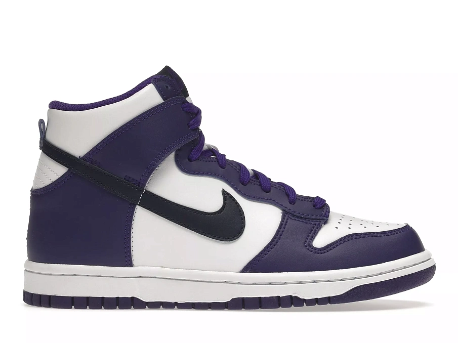 Фото № 1 с приближением к товару «‎Nike Dunk High Electro Purple Midnght Navy »