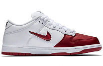 Фото № 2 с приближением к товару «‎Supreme x Nike SB Dunk Low Skate shoes whitered»