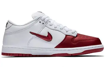 Supreme x Nike SB Dunk Low Skate shoes whitered - 2