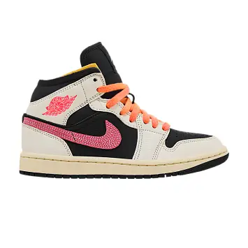 Women's Air Jordan 1 Mid SE Edge Flight Club - 1