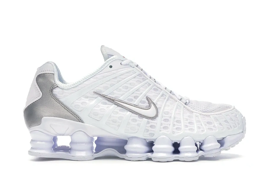 Фото № 1 с приближением к товару «‎Nike Shox TL White Metallic Silver»