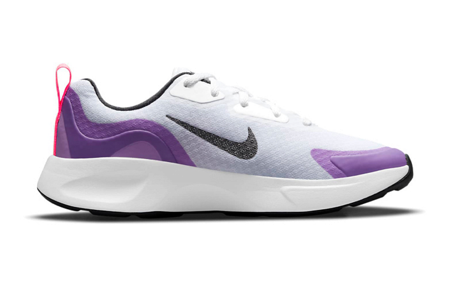 Фото № 2 с приближением к товару «‎Nike WearAllDay (GS) GreyPurpleRed»