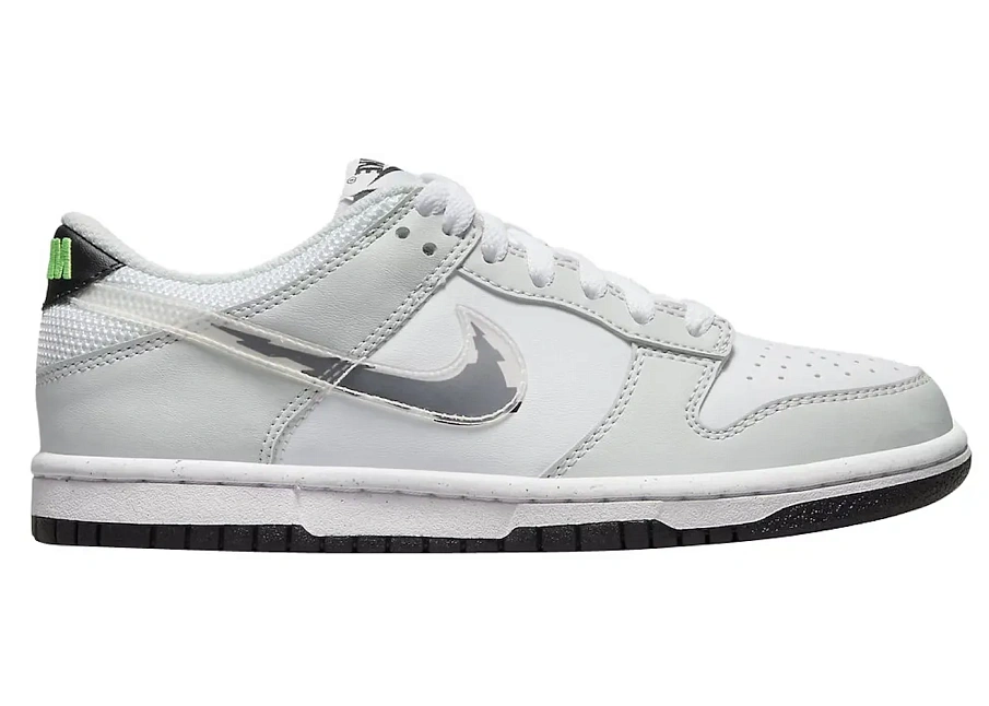 Фото № 1 с приближением к товару «‎Nike Dunk Low Glitch Swoosh»