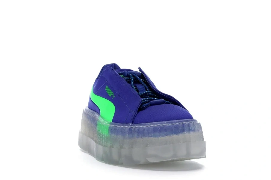 Фото № 4 с приближением к товару «‎Puma Cleated Creeper Surf Rihanna Fenty Blue Green »