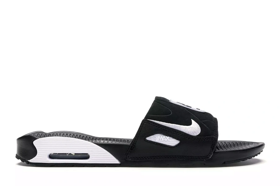 Фото № 1 с приближением к товару «‎Nike Air Max 90 Slide Black White»