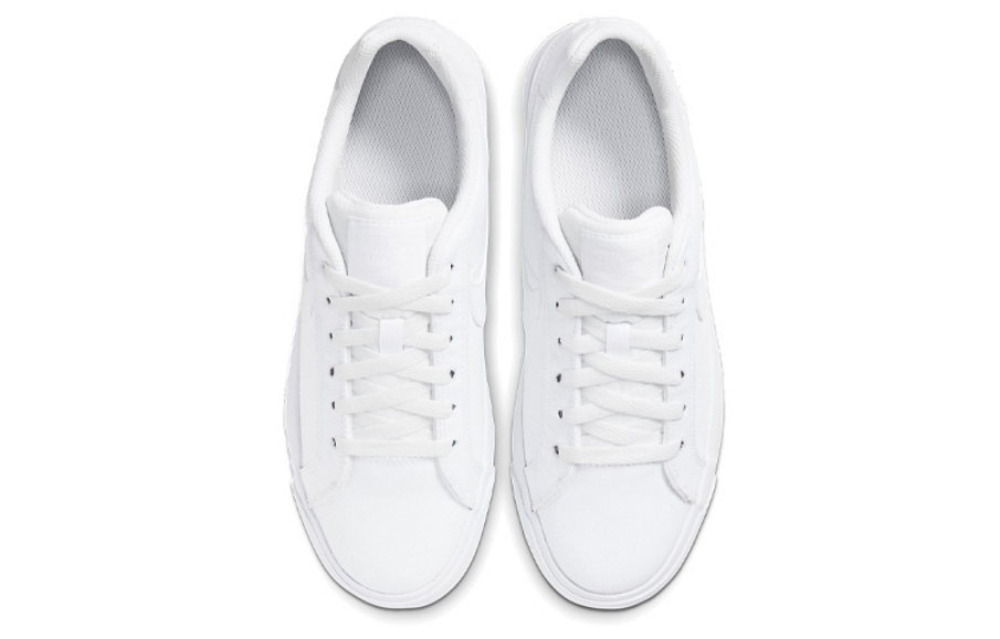 Фото № 4 с приближением к товару «‎Nike Wmns Court Royale AC Canvas 'Triple White'»