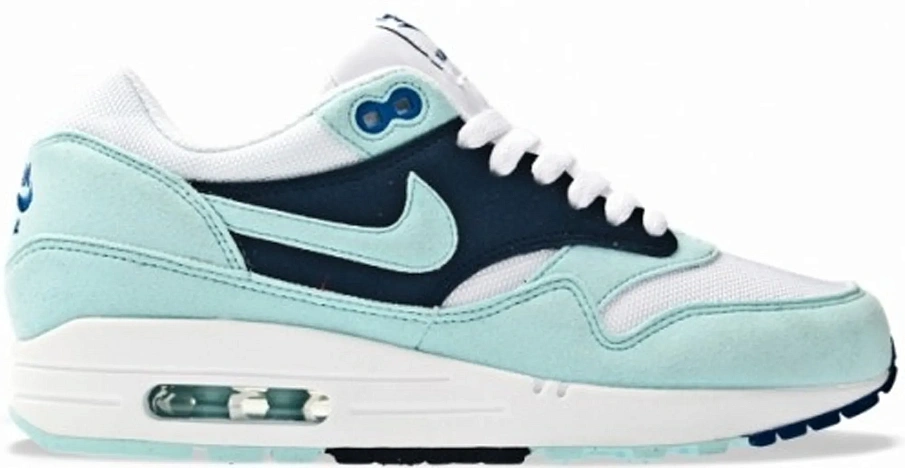 Фото № 1 с приближением к товару «‎Nike Air Max 1 White Mint Candy Obsidian »