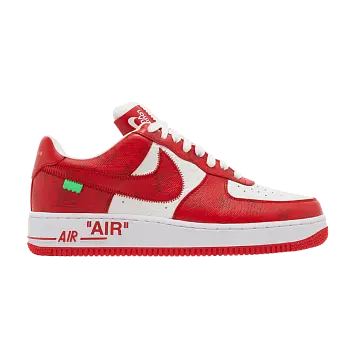 Louis Vuitton x Nike Air Force 1 Low White Comet Red