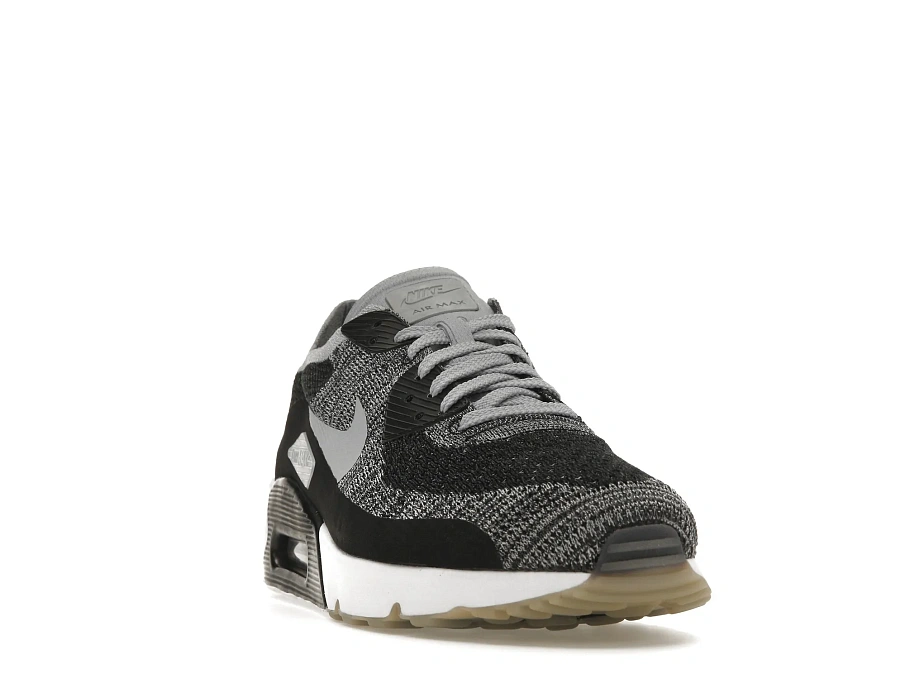 Фото № 3 с приближением к товару «‎Nike Air Max 90 Ultra 2.0 Flyknit Black Wolf Grey»