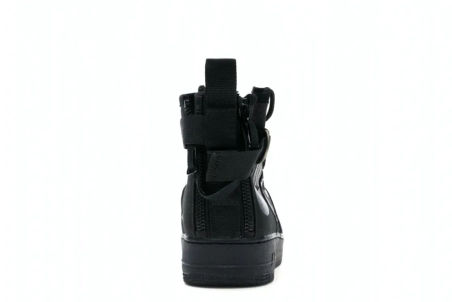 Фото № 4 с приближением к товару «‎Nike SF Air Force 1 Mid Black Cool Grey»