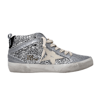 Фото № 1 с приближением к товару «‎Golden Goose Women's Mid Star Silver Glitter»