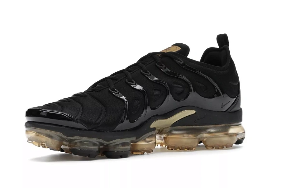 Фото № 2 с приближением к товару «‎Nike Air VaporMax Plus Black Metallic Gold»